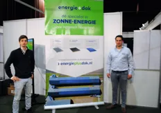 Willem Arents en Dirk van Lierop van EnergiePlusdak. Zij zijn heel actief in de pluimveesector met zonnepanelen.